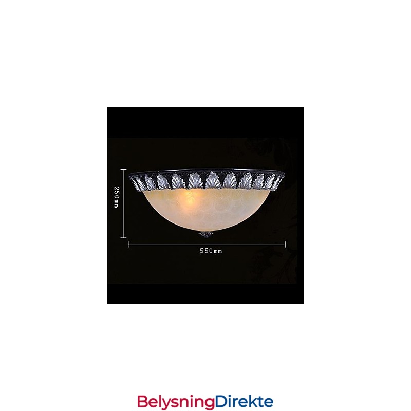 Innfelt Lysmønster Glassharpiks Sølvutskjæring Europeisk Klassisk