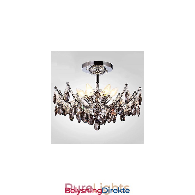 Lysekrone Med 6 Lys, Enkel, Moderne, Kunstnerisk