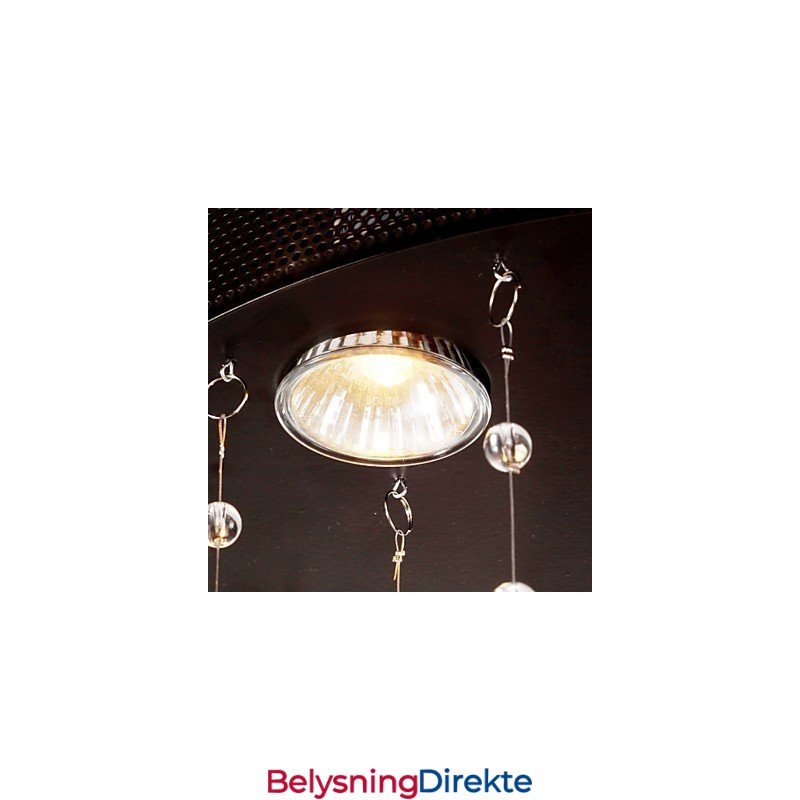 Moderne Halvinnfelt Lampe Med Sommerfuglskjerm Og 3 Lys