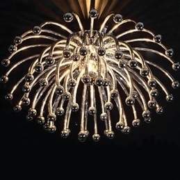 Reative Edderkoppbelagte Taiwan-Veggkrysantemumtaklamper