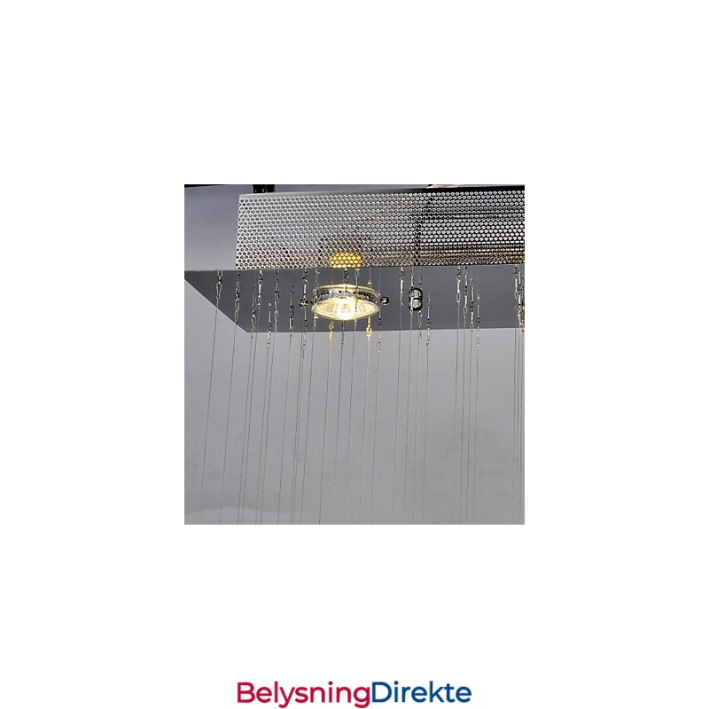 Tradisjonell Klassisk Krystallkrom Metall Innfelt Montering