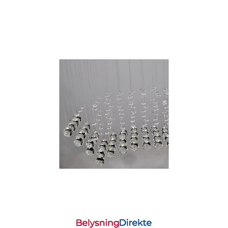 Tradisjonell Klassisk Krystallkrom Metall Innfelt Montering