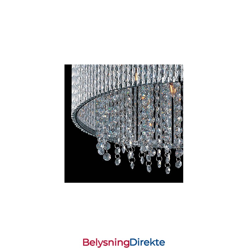 Krystall Innfelt Med 10 Lys