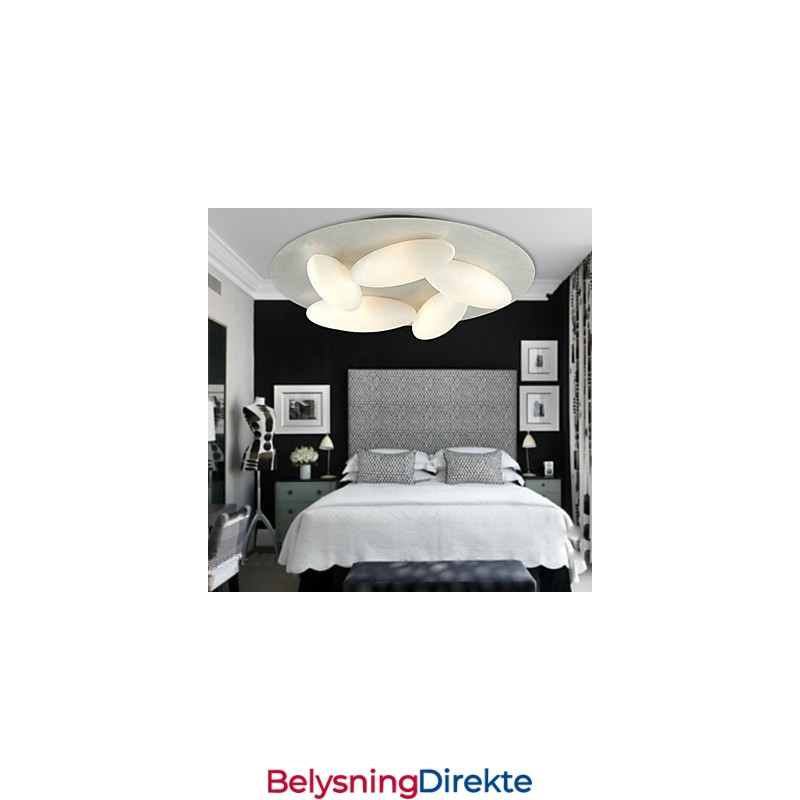 Moderne Innfelt Lampe Med 5 Lys (G9-Pæresokkel)