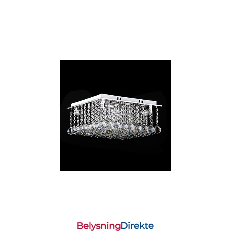 Moderne Samtidskunst Krystall Galvanisert Metall Innfelt