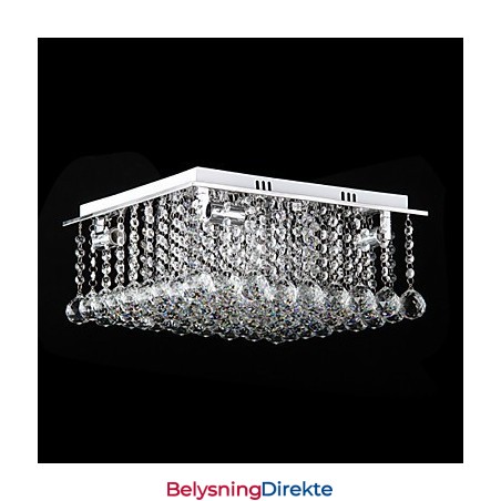 Moderne Samtidskunst Krystall Galvanisert Metall Innfelt