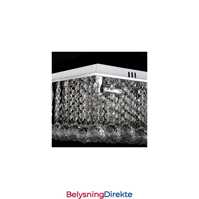 Moderne Samtidskunst Krystall Galvanisert Metall Innfelt