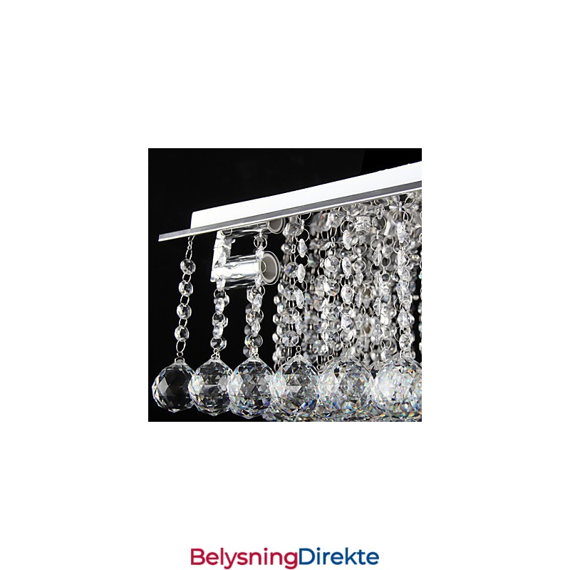 Moderne Samtidskunst Krystall Galvanisert Metall Innfelt