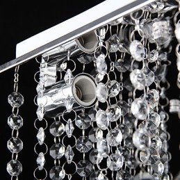 Moderne Samtidskunst Krystall Galvanisert Metall Innfelt