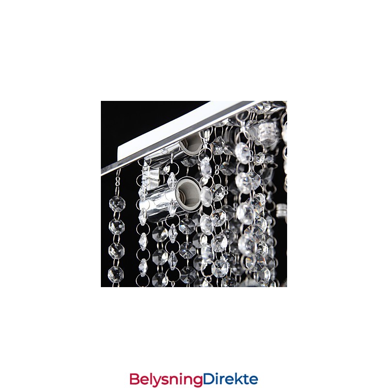 Moderne Samtidskunst Krystall Galvanisert Metall Innfelt