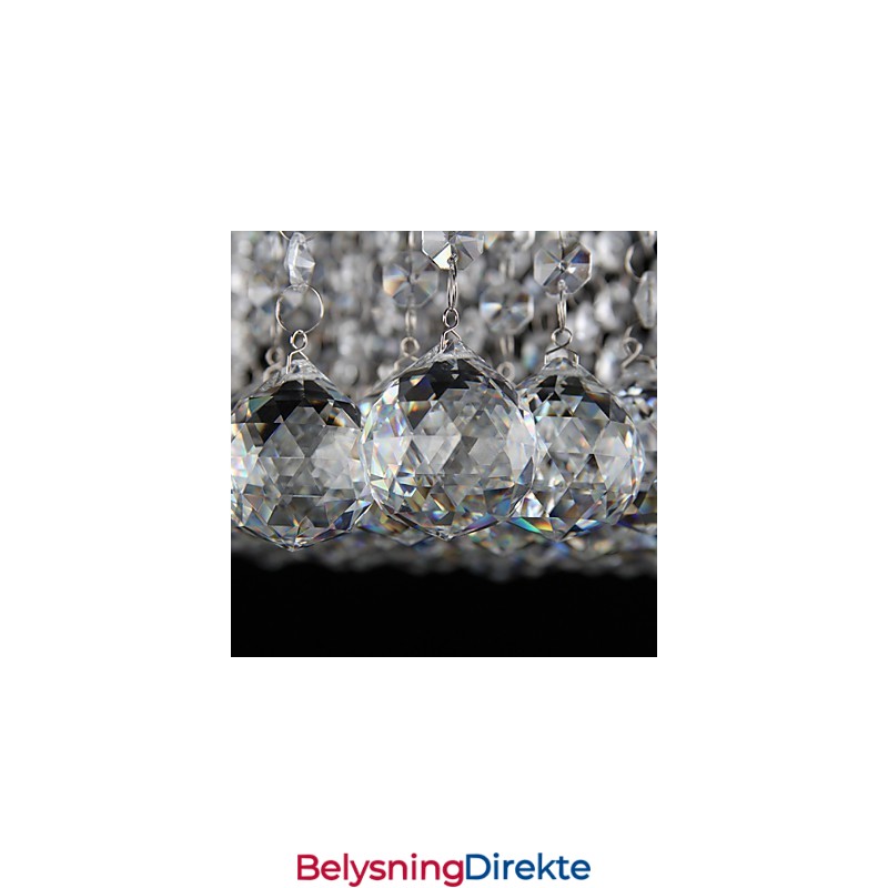 Moderne Samtidskunst Krystall Galvanisert Metall Innfelt