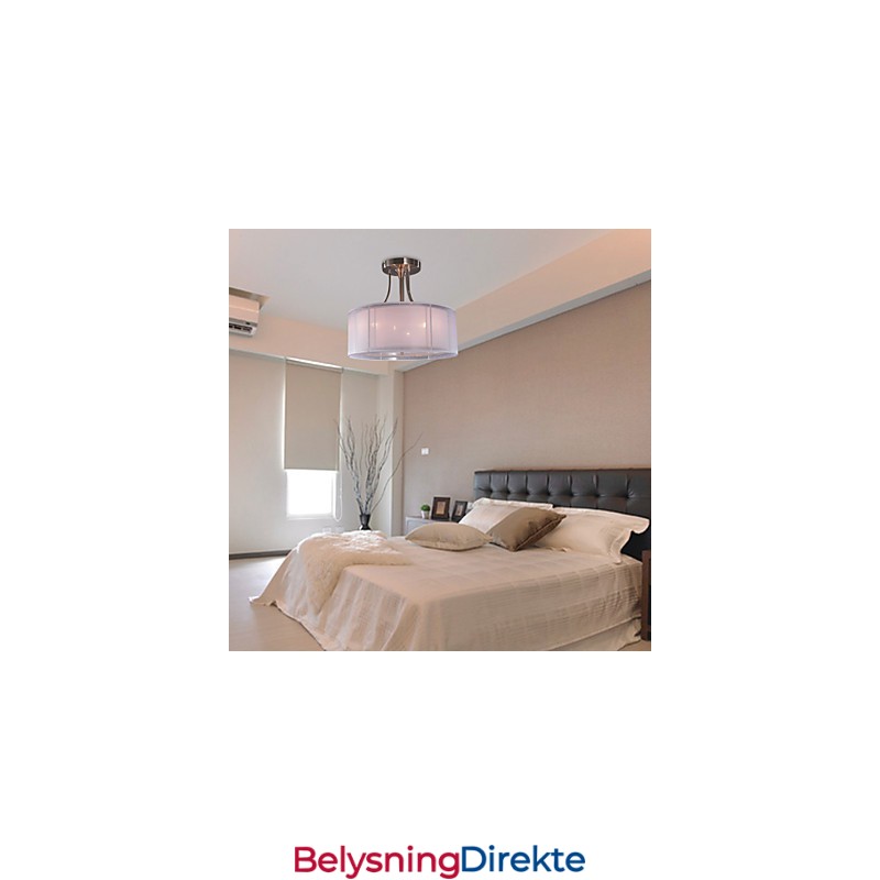 Moderne Akrylmontert Sylinderdesign Med Tre Lys