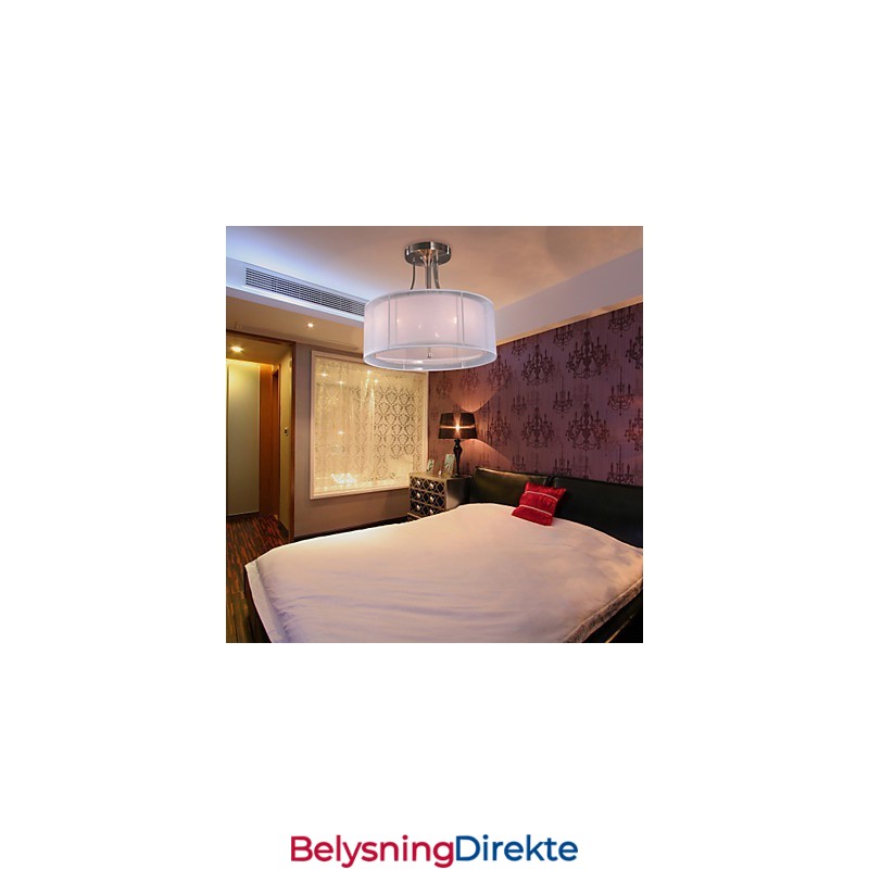 Moderne Akrylmontert Sylinderdesign Med Tre Lys