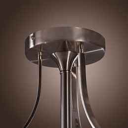 Moderne Akrylmontert Sylinderdesign Med Tre Lys