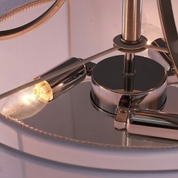 Moderne Akrylmontert Sylinderdesign Med Tre Lys