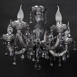 Moderne Samtidskunst Krystall Metall Innfelt