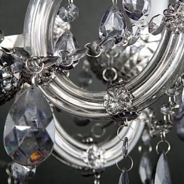 Moderne Samtidskunst Krystall Metall Innfelt