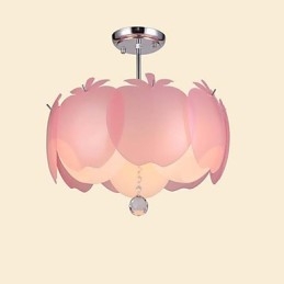 Moderne Samtids Krystall Andre Metall Innfelt Montering