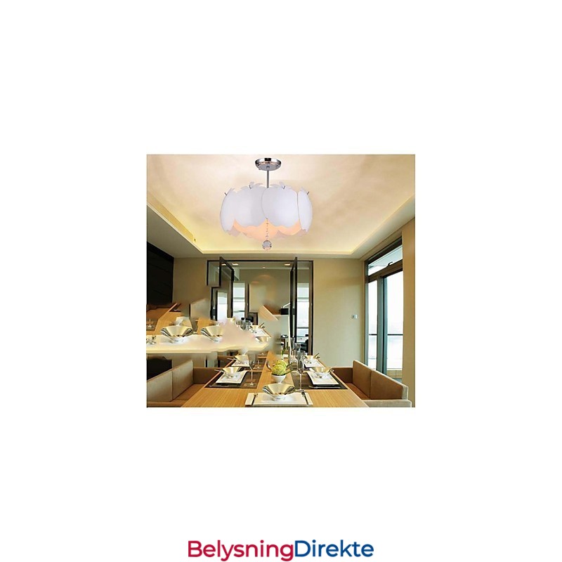 Moderne Samtids Krystall Andre Metall Innfelt Montering