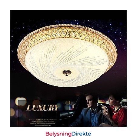 Moderne Luksuriøs Krystalllys Absorberende Kuppellys Smd Dobbel Fargediameter 50 Cm