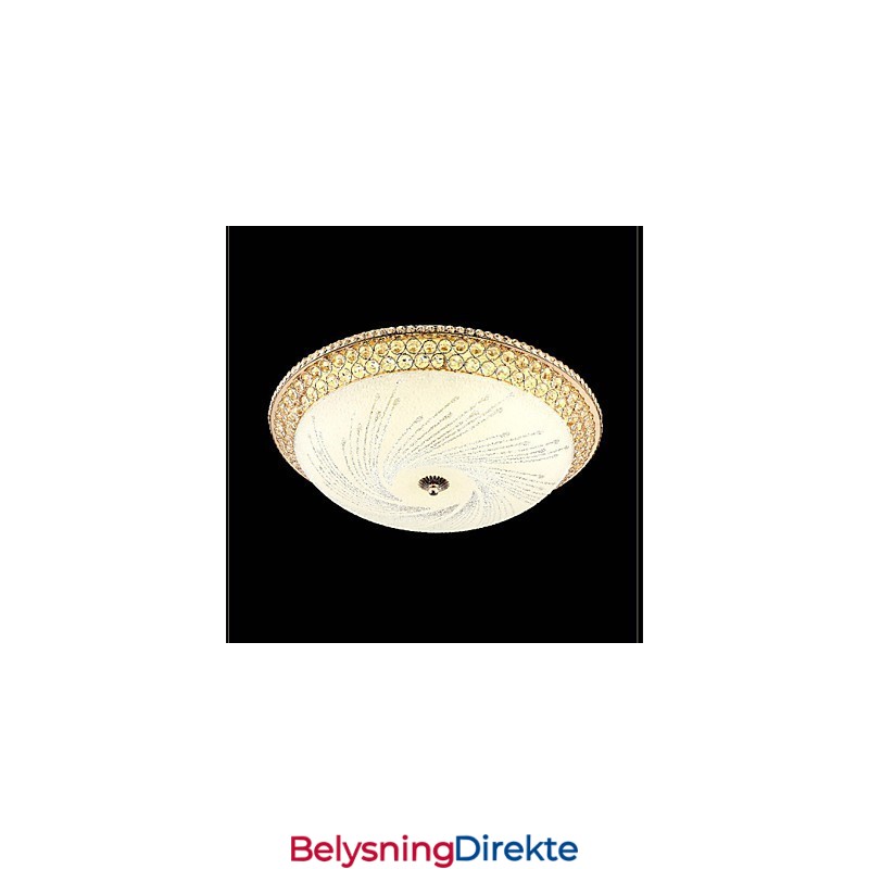 Moderne Luksuriøs Krystalllys Absorberende Kuppellys Smd Dobbel Fargediameter 50 Cm