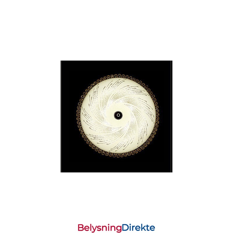 Moderne Luksuriøs Krystalllys Absorberende Kuppellys Smd Dobbel Fargediameter 50 Cm