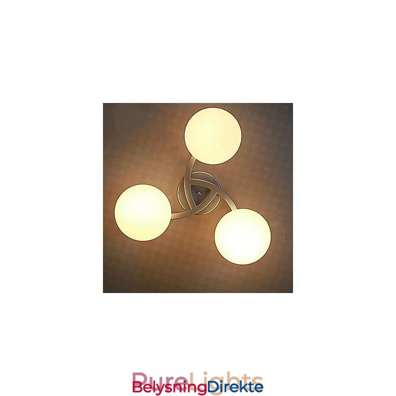 Taklampe Med 3 Lys Moderne Enkel Kunstnerisk