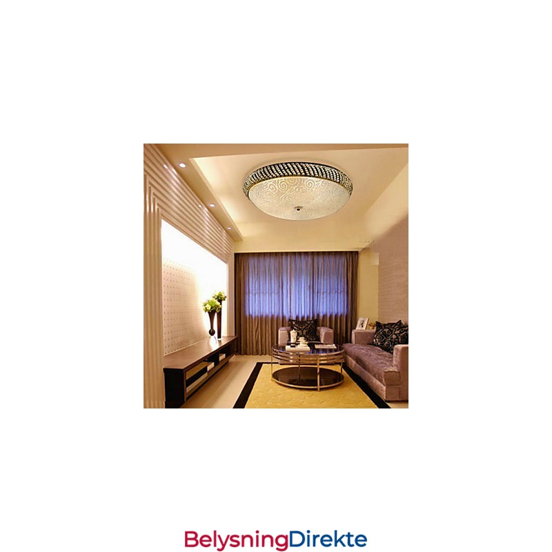 Luksuriøs Taklampe Med 4 Lys I Gyllen