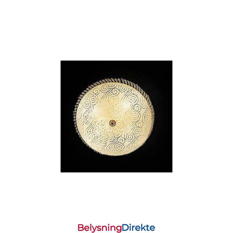 Luksuriøs Taklampe Med 4 Lys I Gyllen