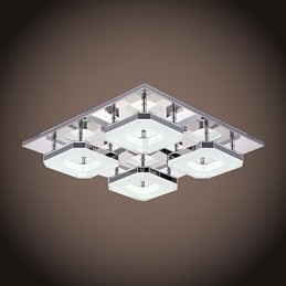 Akryl Innfelt 4-Lys Moderne Akryl Galvanisert Rustfritt Stål