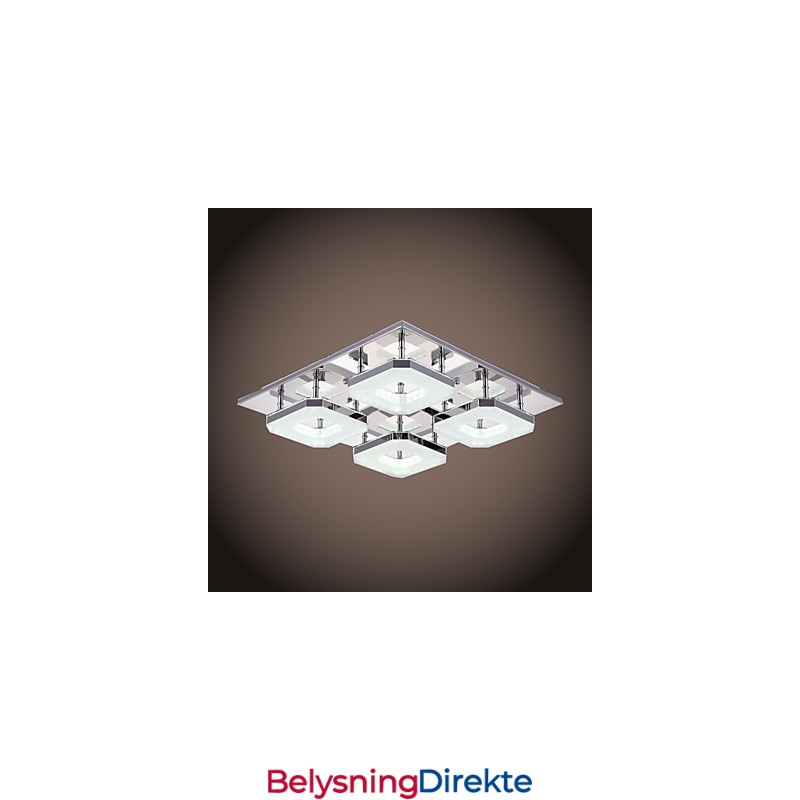 Akryl Innfelt 4-Lys Moderne Akryl Galvanisert Rustfritt Stål