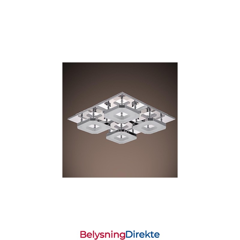 Akryl Innfelt 4-Lys Moderne Akryl Galvanisert Rustfritt Stål