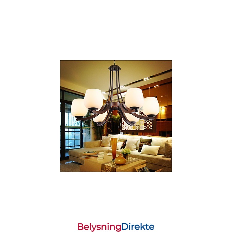 Tradisjonell Klassisk Retro Mini-Stil Maleri Metalllysekrone