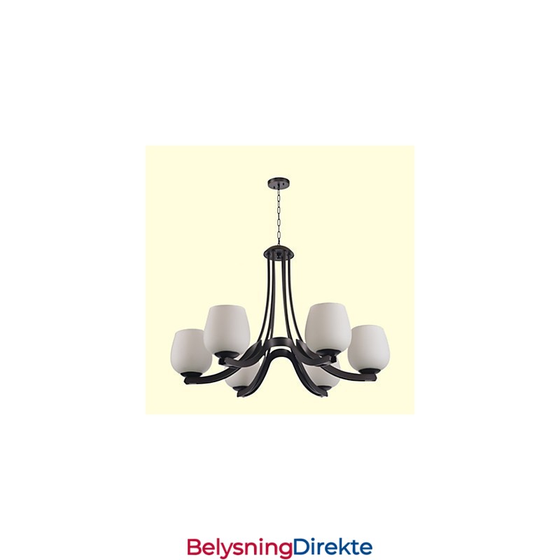 Tradisjonell Klassisk Retro Mini-Stil Maleri Metalllysekrone