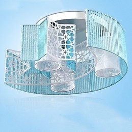 Lysekrone Moderne Samtids Metall