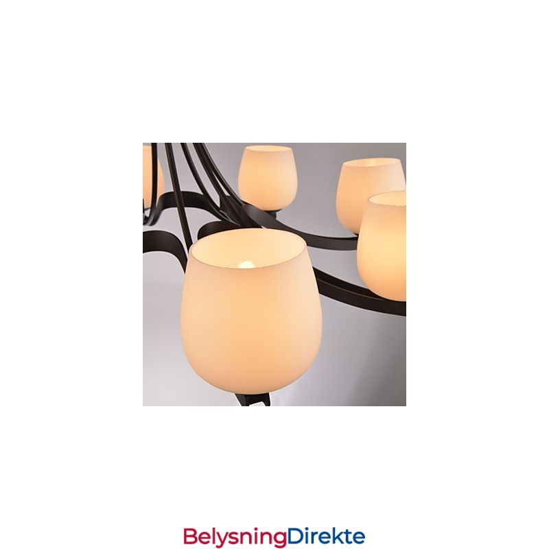 Tradisjonell Klassisk Retro Mini-Stil Maleri Metalllysekrone