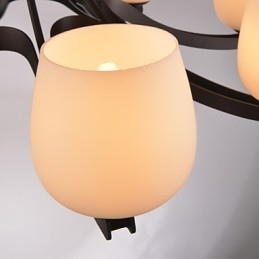 Tradisjonell Klassisk Retro Mini-Stil Maleri Metalllysekrone