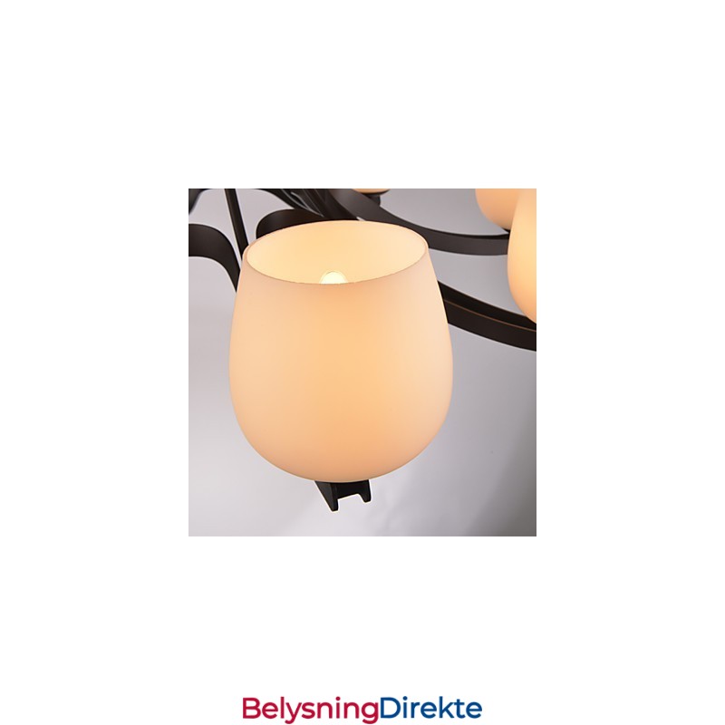 Tradisjonell Klassisk Retro Mini-Stil Maleri Metalllysekrone