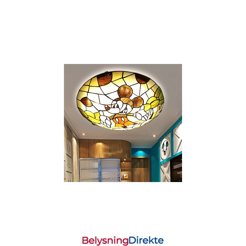 Middelhavskuppellyset Søt Barne-Mikke Mus-Kuppellys 40 Cm I Diameter