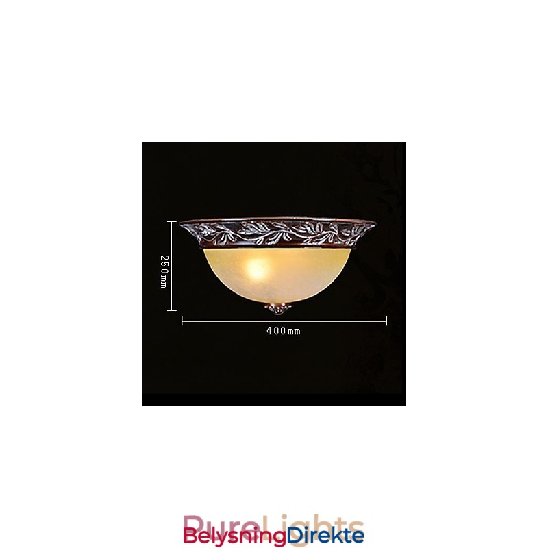 Innfelt Lampe Hvit Gul Glass Harpiks Sølv Utskjæring Europeisk Klassisk