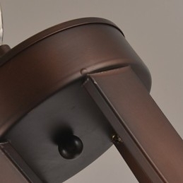 Tradisjonell Klassisk Retro Mini-Stil Maleri Metalllysekrone