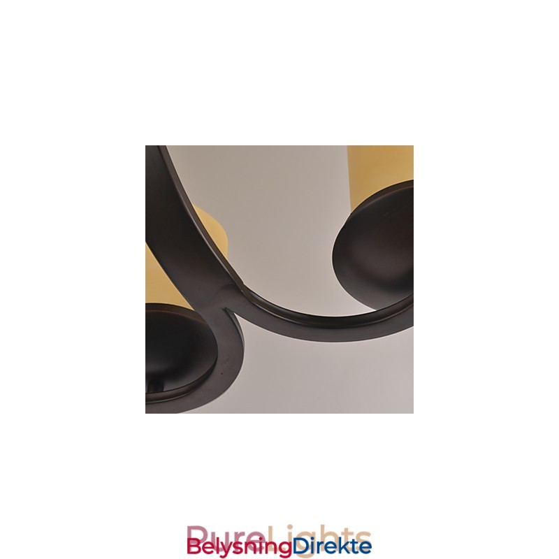 Tradisjonell Klassisk Retro Mini-Stil Maleri Metalllysekrone