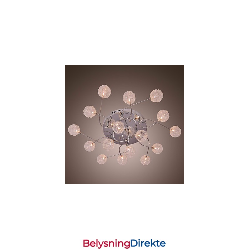 G4 Jernlampe I Innfelt Stand Med Aluminiumsskjermer