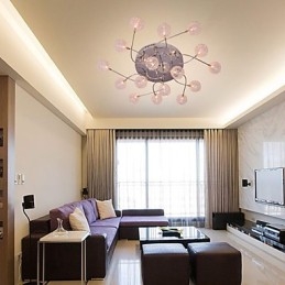 G4 Jernlampe I Innfelt Stand Med Aluminiumsskjermer