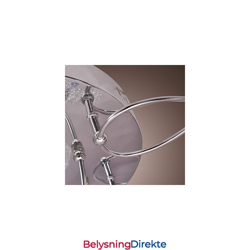 G4 Jernlampe I Innfelt Stand Med Aluminiumsskjermer