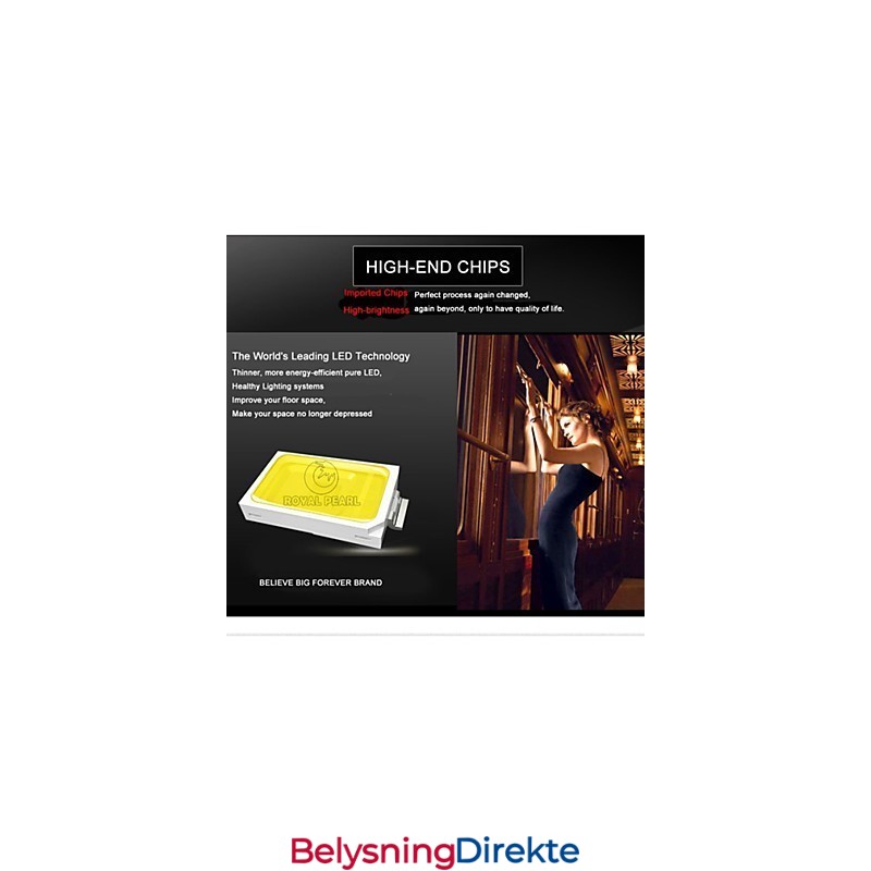 Moderne Firkantet Lysekrone