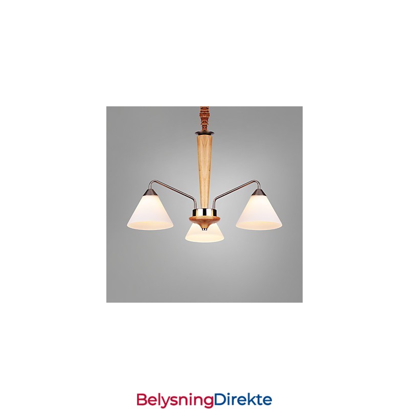 Maleri I Tre, Bambus, Innfelt I Vintage-Stil