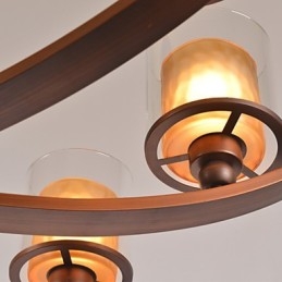 Tradisjonell Klassisk Retro Mini-Stil Maleri Metalllysekrone