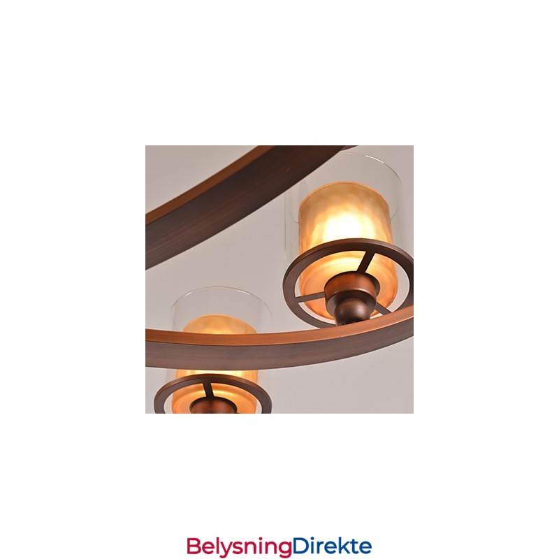 Tradisjonell Klassisk Retro Mini-Stil Maleri Metalllysekrone