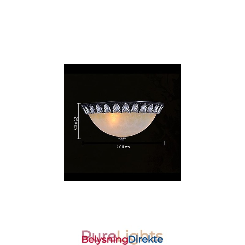 Innfelt Lysmønster Glassharpiks Sølvutskjæring Europeisk Klassisk